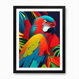 Macaw Pop Matisse Bird Art Print