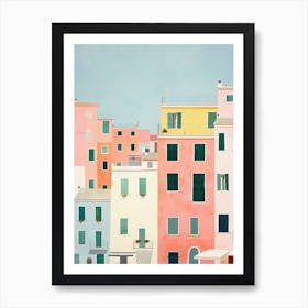 Portofino, Italy Colourful View 1 Art Print