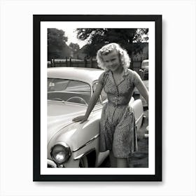 50's Style Community Car Wash Reimagined - Hall-O-Gram Creations 16 Art Print