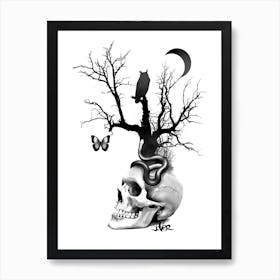 Death And The Serpent Art Print