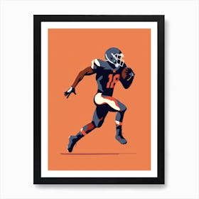 American Football Player 4 Art Print