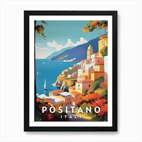 Positano Italy Travel Art Print