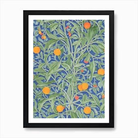 Kumquat Vintage Botanical Fruit Art Print