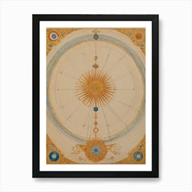 Golden Compass Art Print