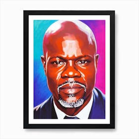 Djimon Hounsou Pop Movies Art Movies Art Print