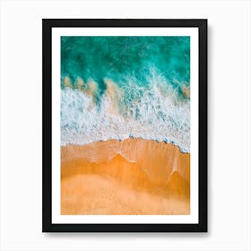 Aerial View Of A Beach 41 Art Print