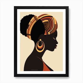 African Woman 12 Art Print