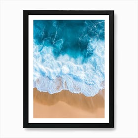 Aerial View Of A Beach 64 Art Print