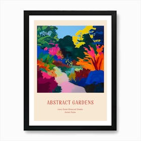 Colourful Gardens Lewis Ginter Botanical Garden Usa 1 Red Poster Art Print