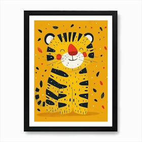Yellow Bengal Tiger 5 Art Print