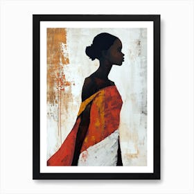 Boho Journey |The African Woman Series Art Print