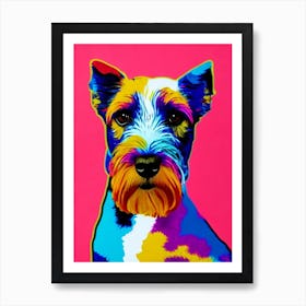 Wire Fox Terrier Andy Warhol Style Dog Art Print