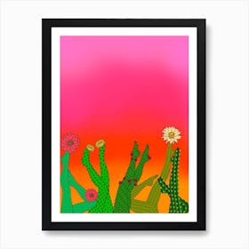 Cactus Legs Art Print