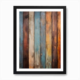 Wooden Planks Art Print