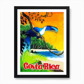 Costa Rica, Toucan On The Coast Art Print