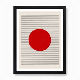 Red Sun Art Print