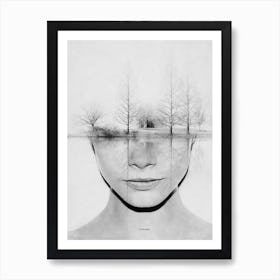 White Dream Art Print