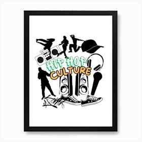 Hip Hop Culture Art Print