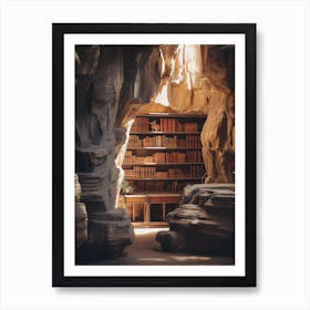 Stone Library Art Print