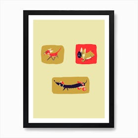 Dogs Art Print