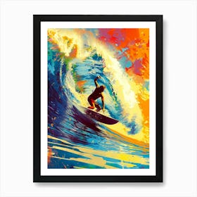 Surfing Kook - Surfing Expressions Art Print
