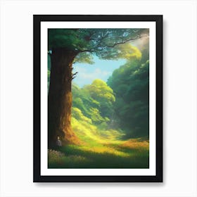 Tree In The Forest 11 Art Print