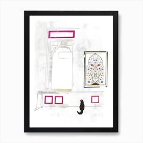 Mr. Mistofelees in ruins Art Print