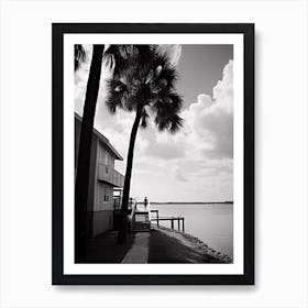 Florida, Black And White Analogue Photograph 1 Art Print