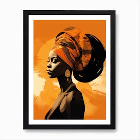 African Woman Portrait 8 Art Print