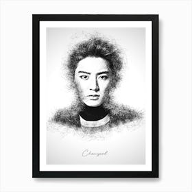 Chanyeol Exo Art Print