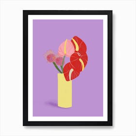 Fun Flowers Art Print