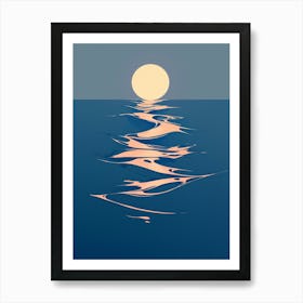 Sunrise Over The Ocean Art Print