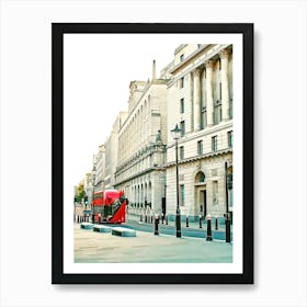 Traditional London Office Buildings Art Print