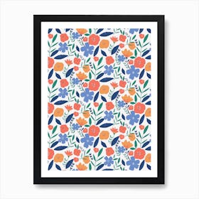 Bolf Floral Pattern Art Print