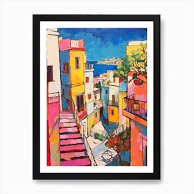 Naples Italy 4 Fauvist Painting Art Print