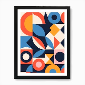 Abstract Geometric Pattern 5 Art Print