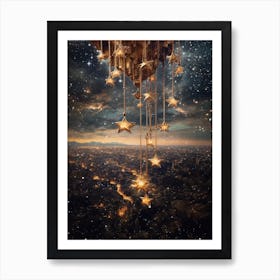 Stars Hanging 2 Celestial Art Print