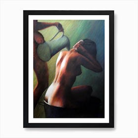 Bathing Nude 2012 Art Print