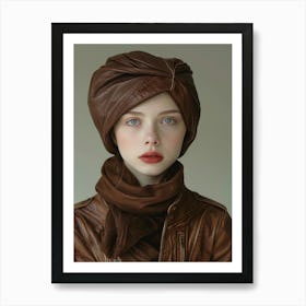 woman with Turban Art Print