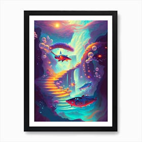 Underwater World 1 Art Print