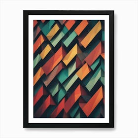 Abstract Geometric Pattern 6 Art Print