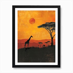 The Africa; A Boho Vibration Art Print