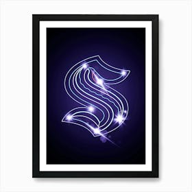 Seattle Kraken 1 Art Print