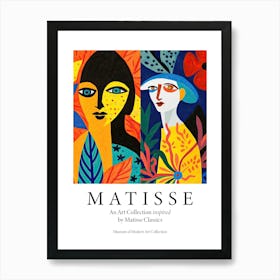 Bold Faces, The Matisse Inspired Art Collection Poster Art Print