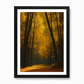 Autumn Forest 91 Art Print