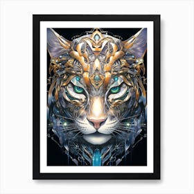 Tiger Head 2 Art Print