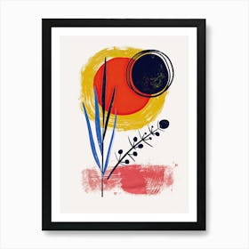 Modernist Medley Mid Century Style Art Print