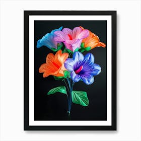 Bright Inflatable Flowers Petunia 2 Art Print