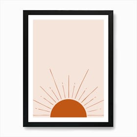 Sun Rays 1 Art Print
