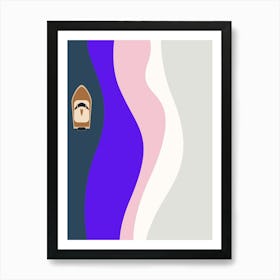 Boat In The Water 3 Art Print